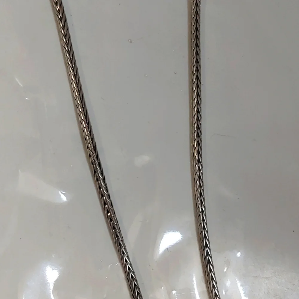 NWT Halle Joy Hope Silver Old Rugged Cross Necklace - Picture 4 of 6